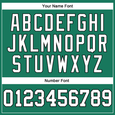 Custom Kelly Green White-Black Authentic Throwback Basketball Jersey