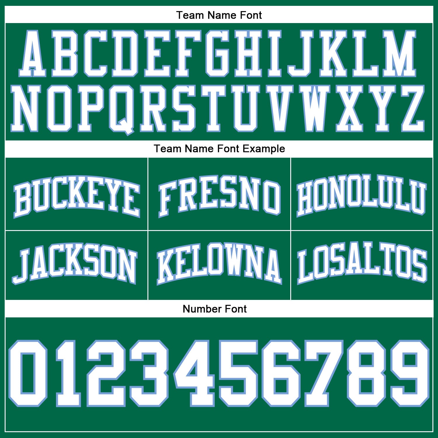 Custom Kelly Green White-Light Blue Authentic Throwback Basketball Shorts