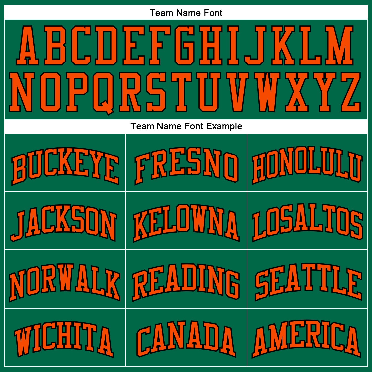 Custom Kelly Green Orange-Black Authentic Throwback Basketball Jersey