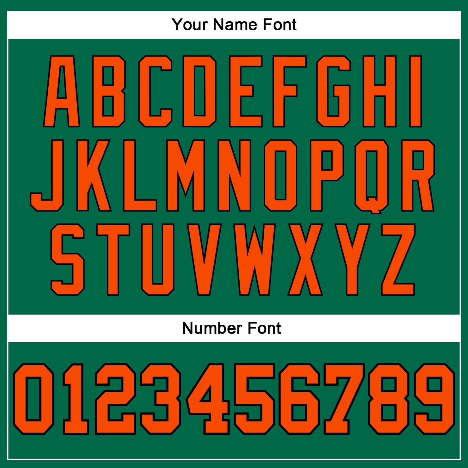 Custom Kelly Green Orange-Black Authentic Throwback Basketball Jersey