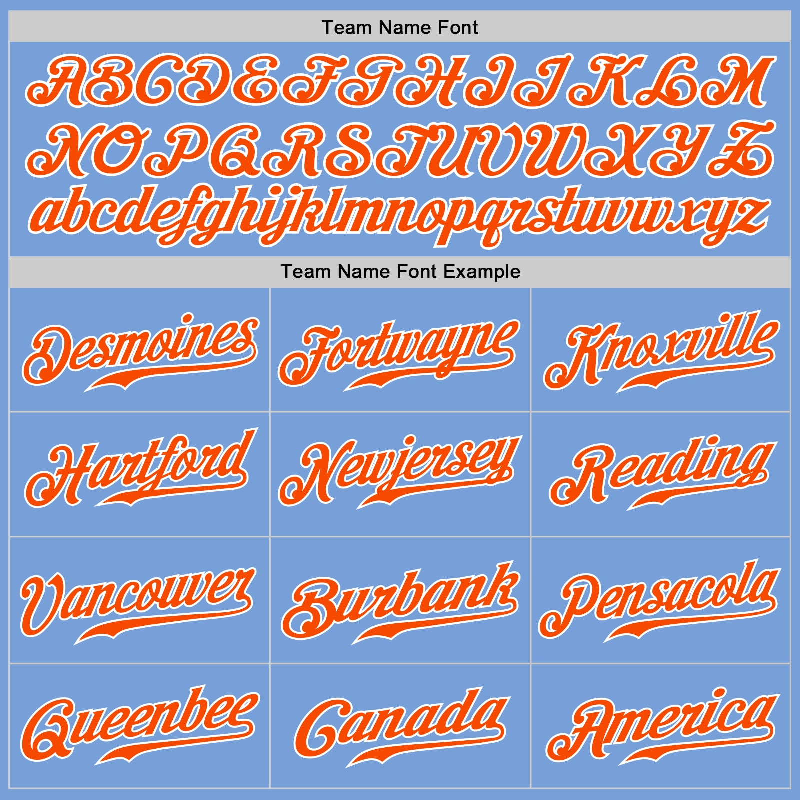 Custom Light Blue Orange-White Authentic Baseball Jersey