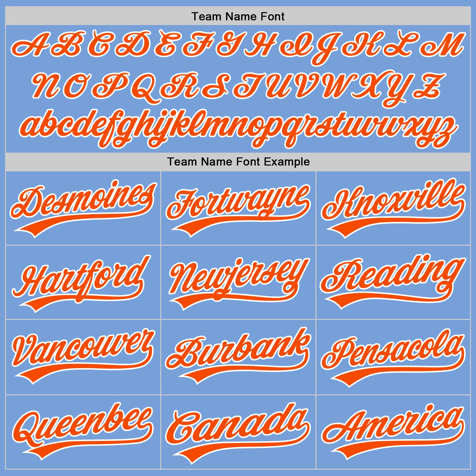 Custom Light Blue White Pinstripe Orange Authentic Baseball Jersey