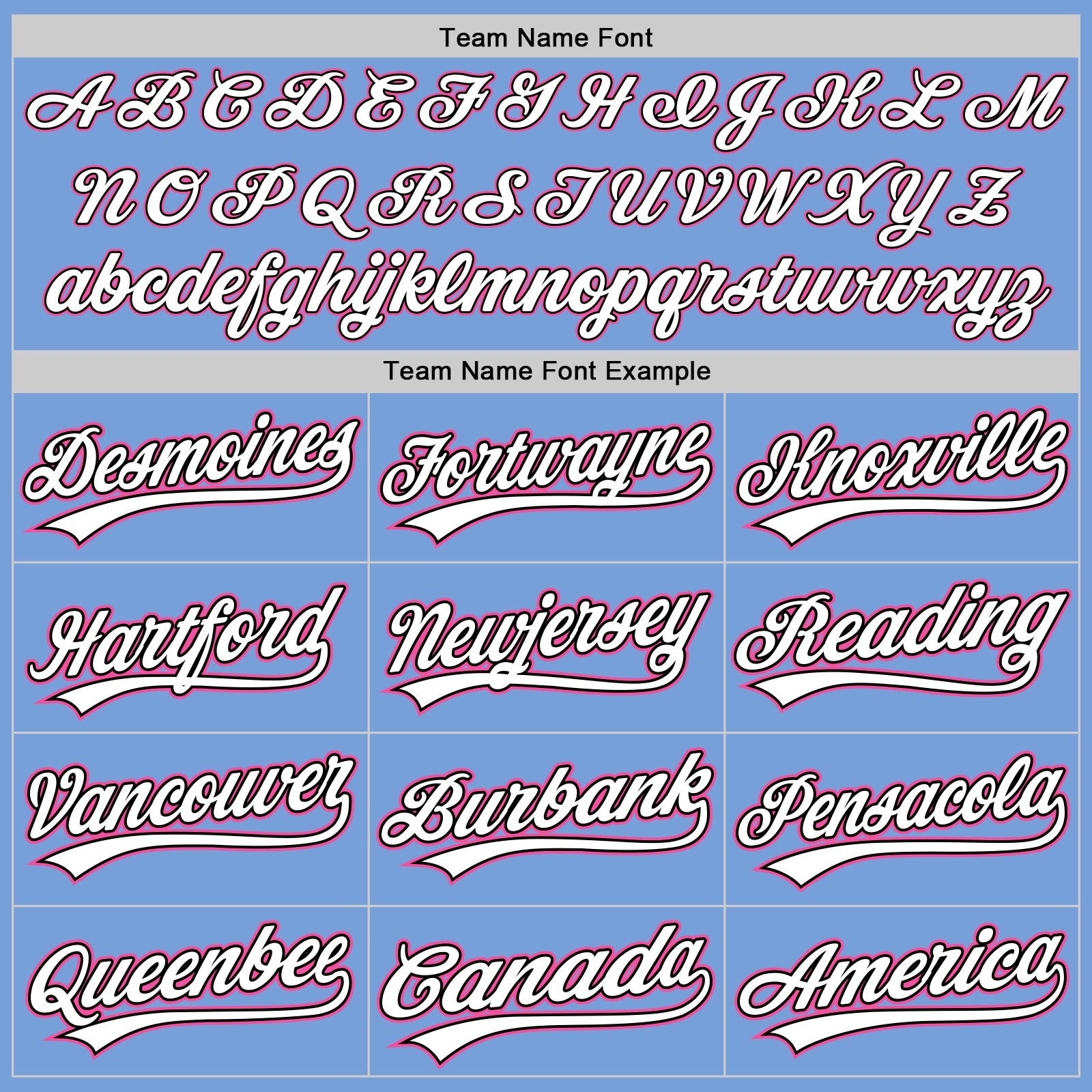 Custom Light Blue White Pinstripe Pink-Black Authentic Baseball Jersey