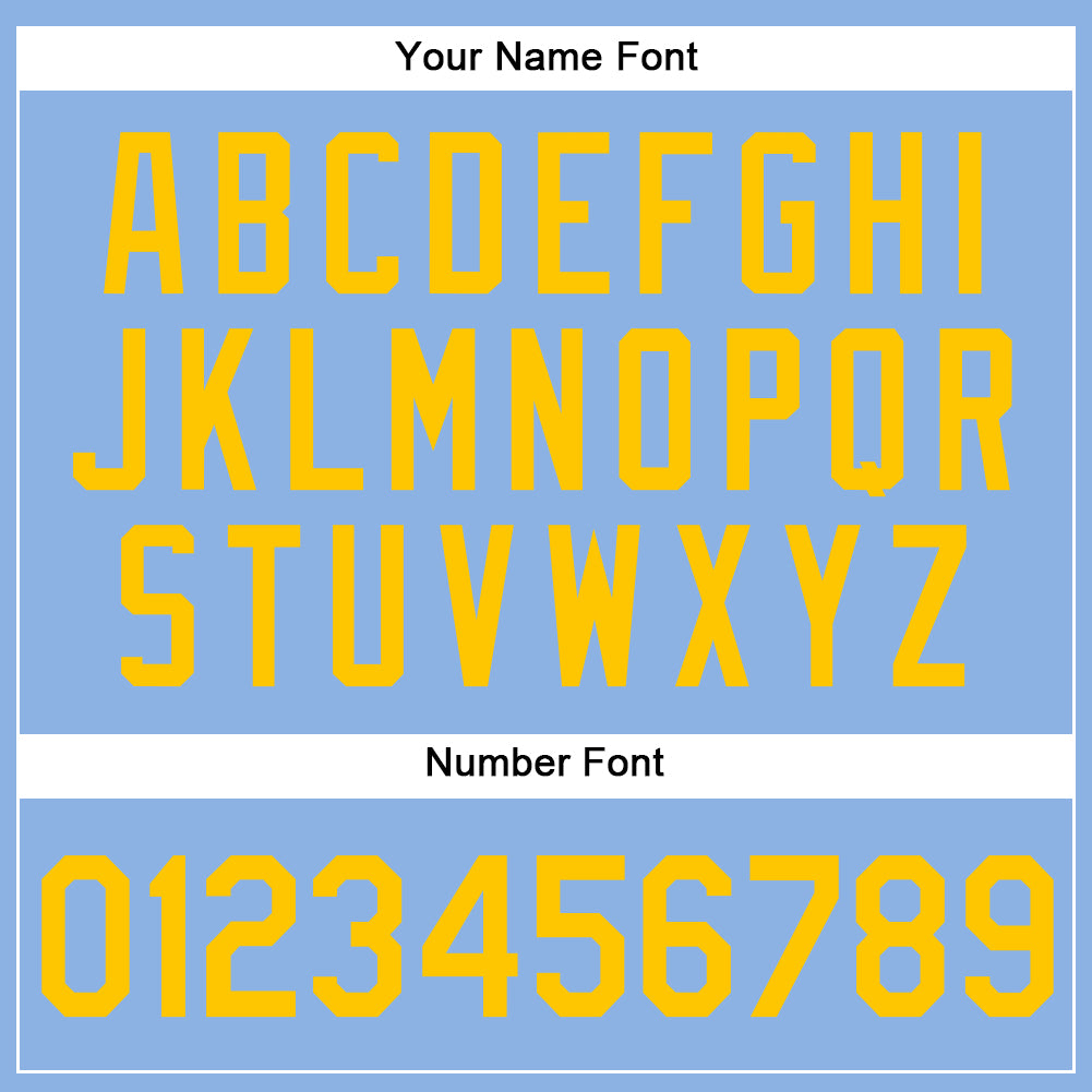 Custom Light Blue Yellow Pinstripe Yellow Authentic Baseball Jersey