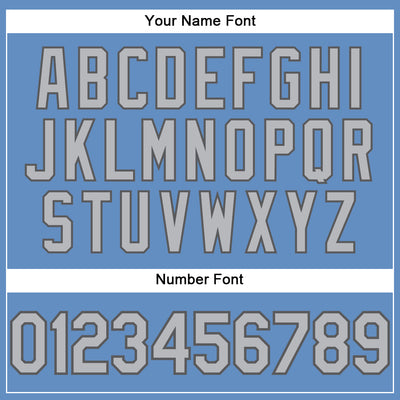 Custom Light Blue Gray-Steel Gray Performance T-Shirt