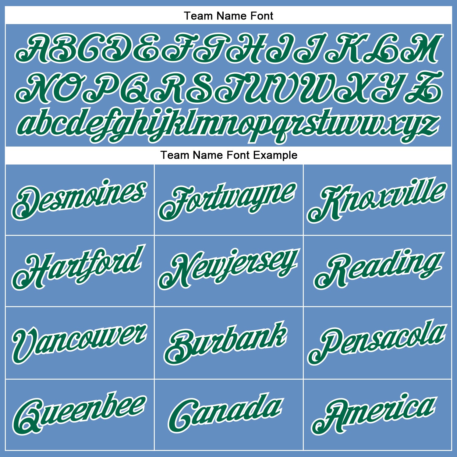 Custom Light Blue Kelly Green-White Performance T-Shirt