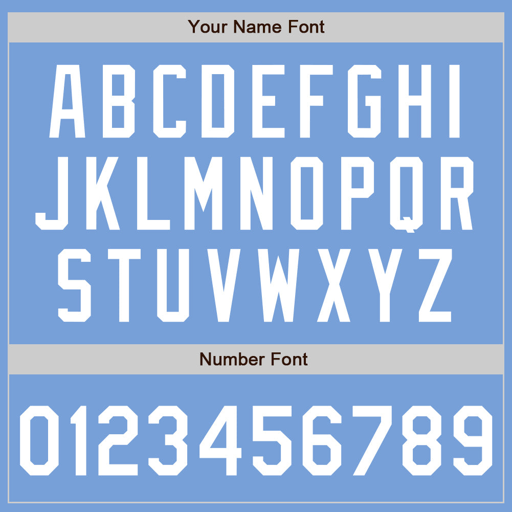 Custom Light Blue White Authentic Baseball Jersey