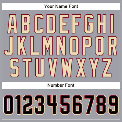 Custom Light Gray Black-Crimson Mesh Authentic Football Jersey