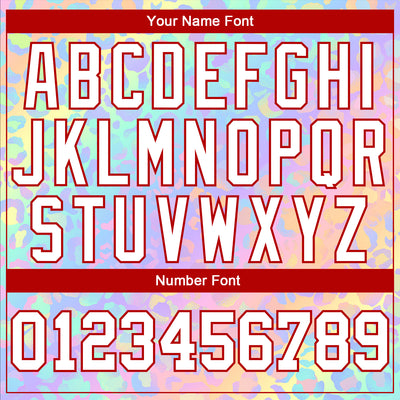 Custom Pink White-Red Leopard 3D Pattern Long Sleeve Performance T-Shirt