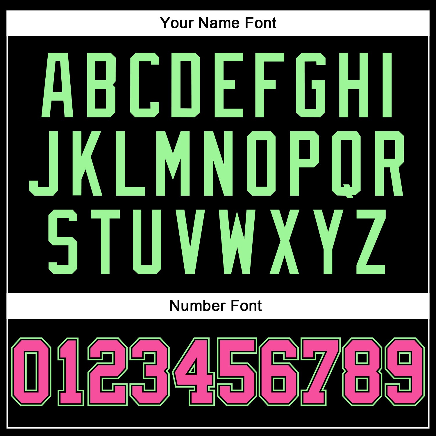 Custom Black Pink-Pea Green Long Sleeve Performance T-Shirt