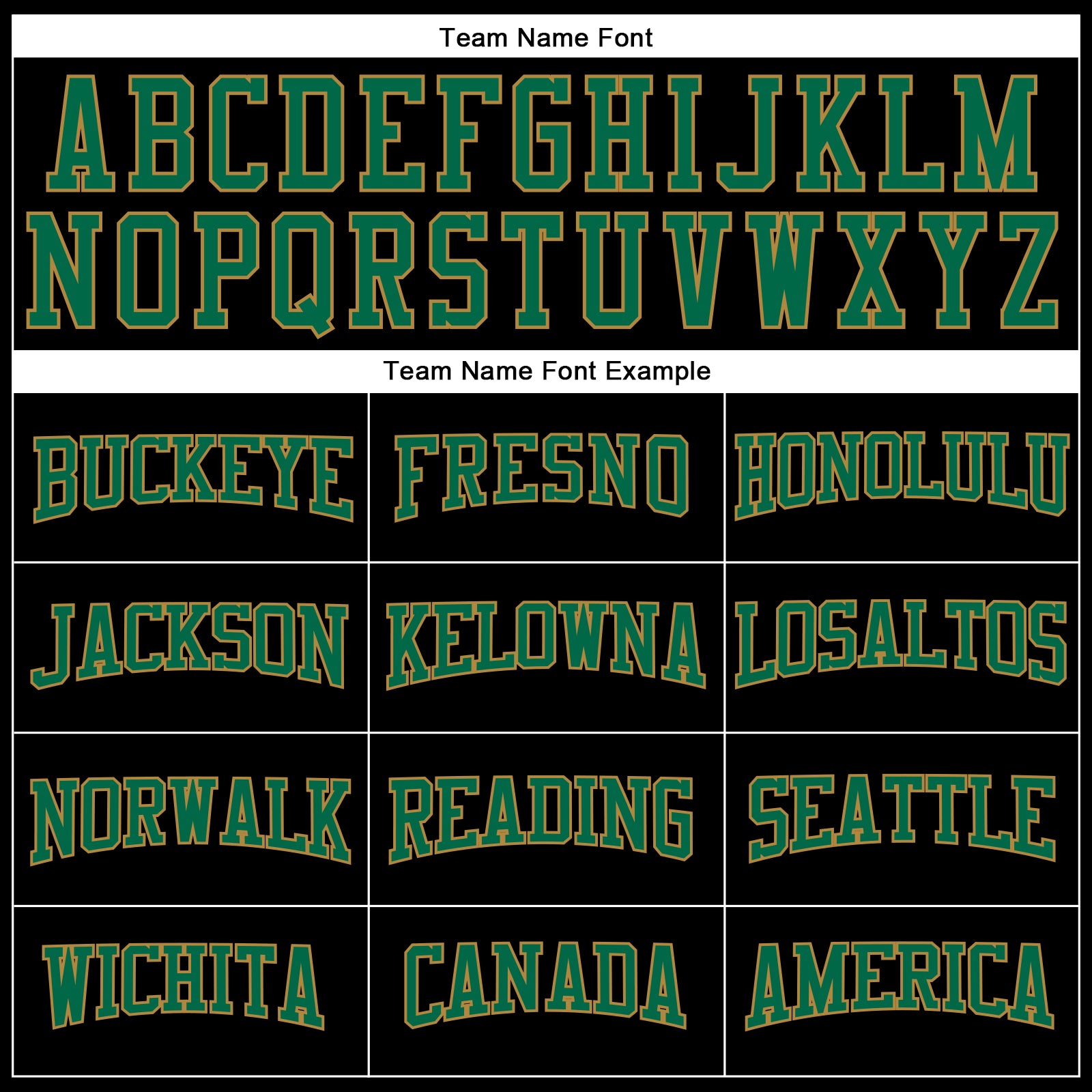 Custom Black Kelly Green-Old Gold Long Sleeve Performance T-Shirt