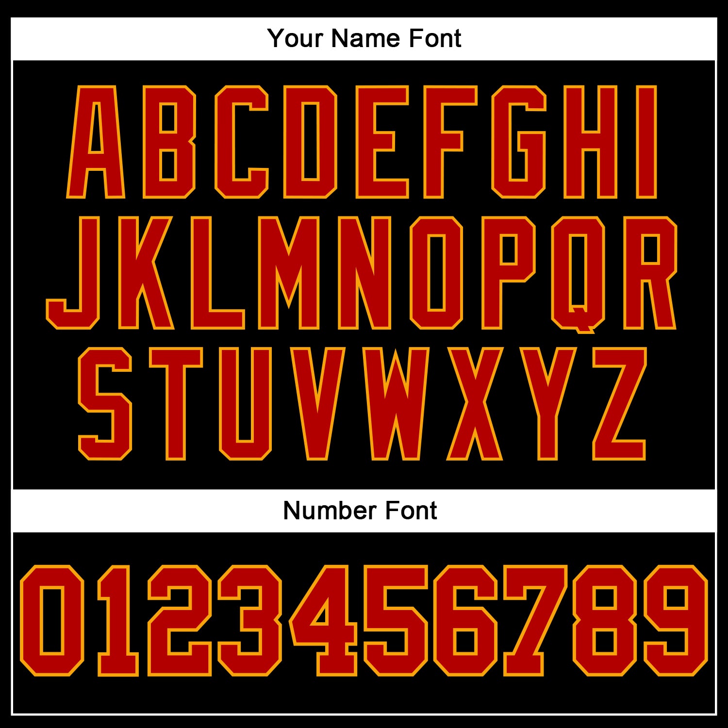 Custom Black Red-Gold Long Sleeve Performance T-Shirt