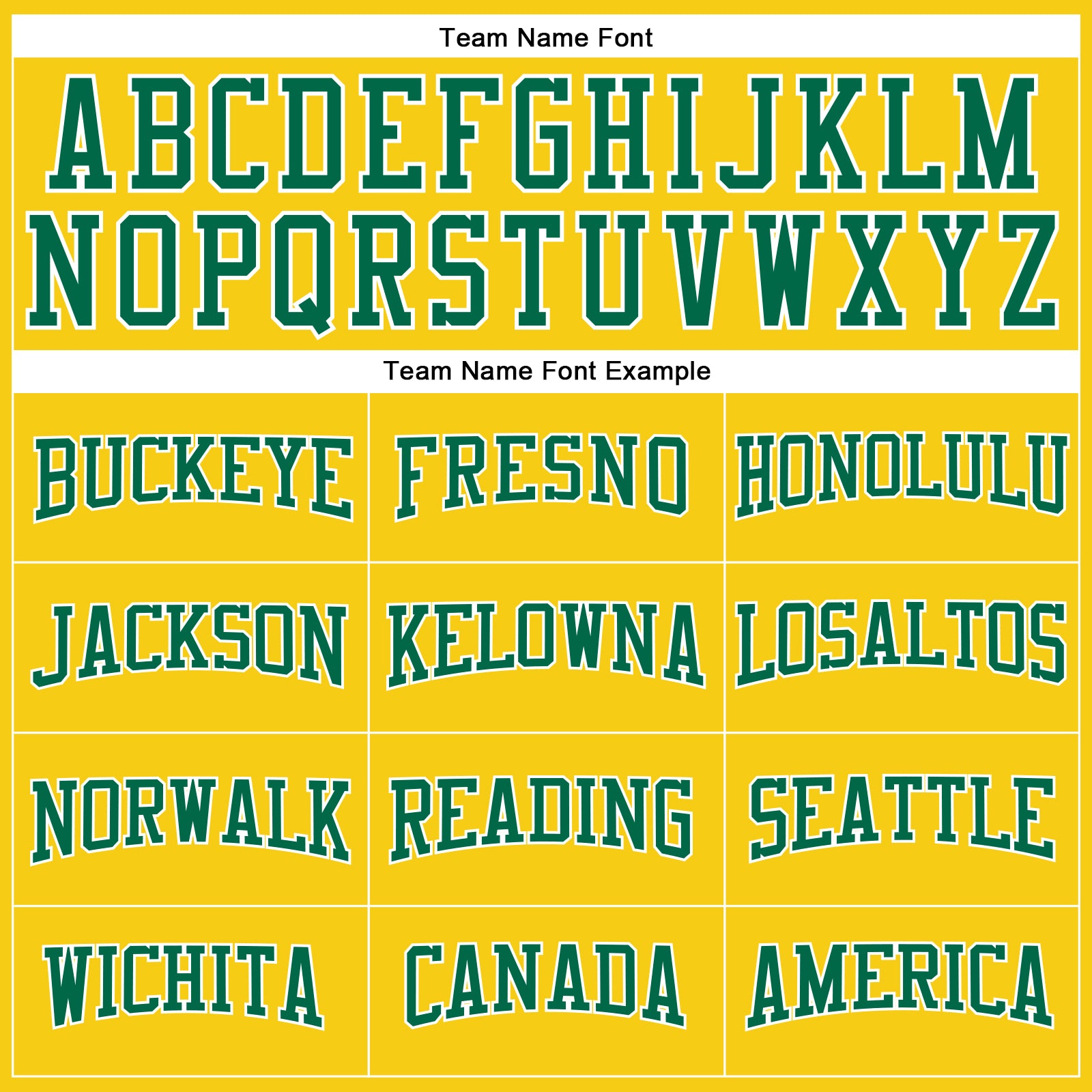 Custom Gold Kelly Green-White Long Sleeve Performance T-Shirt