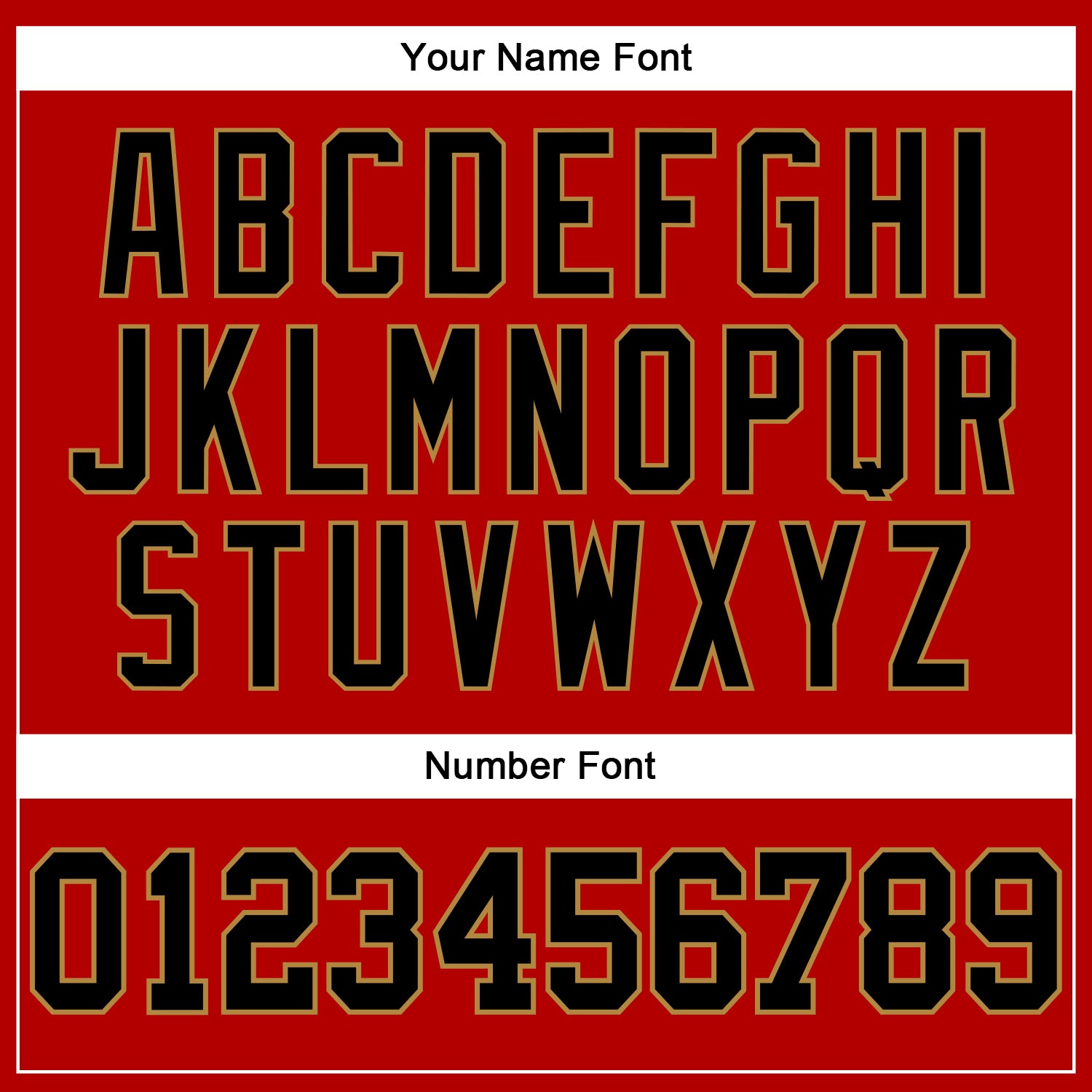 Custom Red Black-Old Gold Long Sleeve Performance T-Shirt