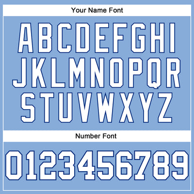 Custom Light Blue White-Royal Long Sleeve Performance T-Shirt