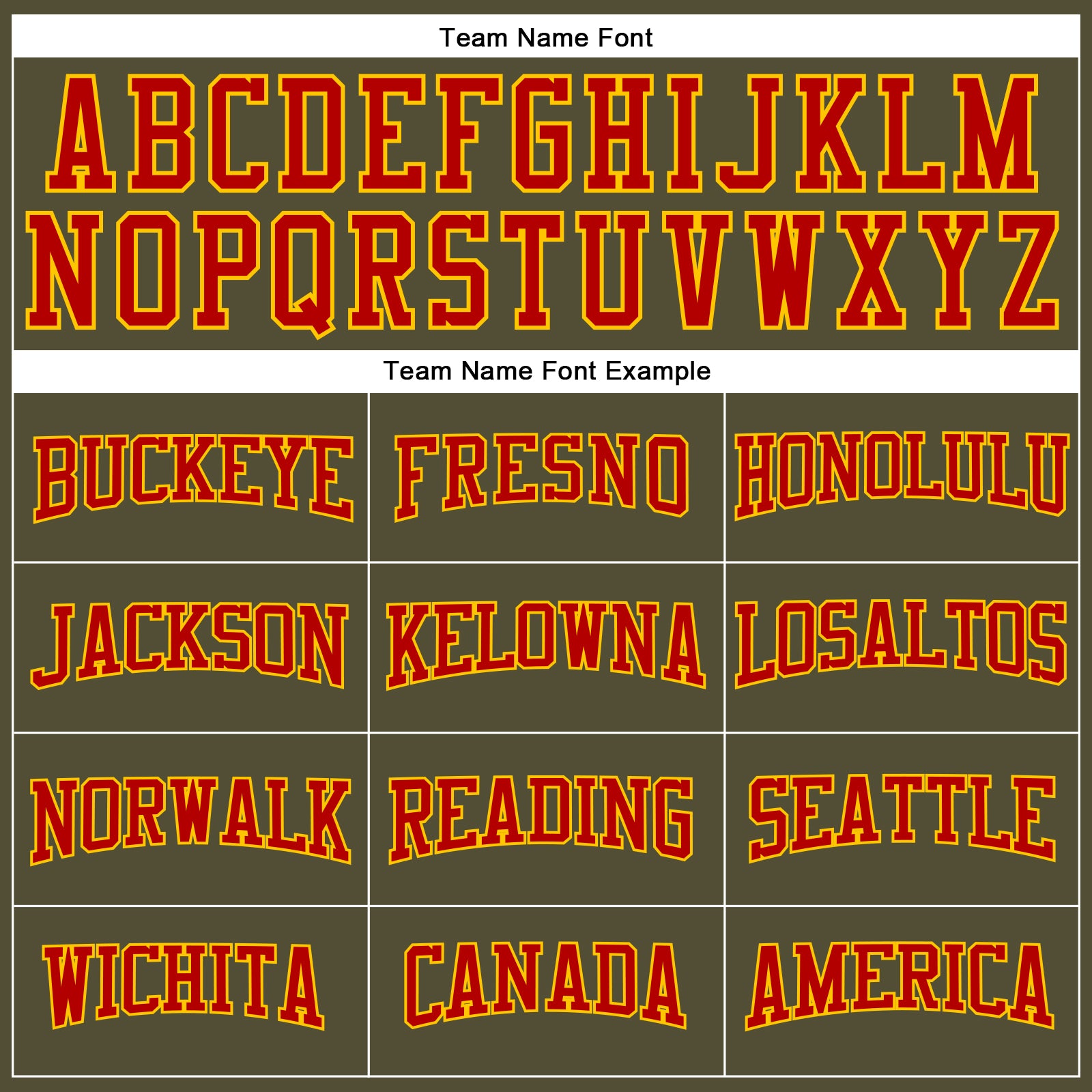 Custom Olive Red-Gold Long Sleeve Performance Salute To Service T-Shirt