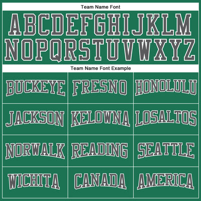 Custom Kelly Green Steel Gray-White Long Sleeve Performance Salute To Service T-Shirt