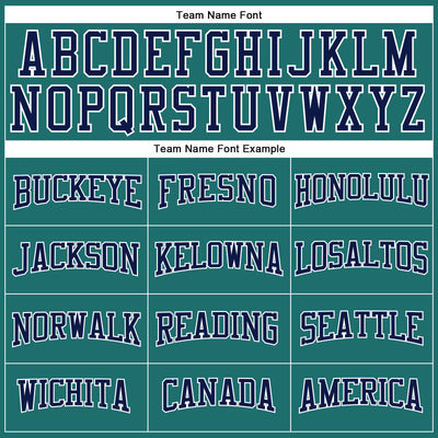 Custom Aqua Navy-White Long Sleeve Performance T-Shirt