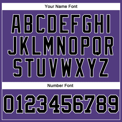 Custom Purple Black-Gray Long Sleeve Performance T-Shirt