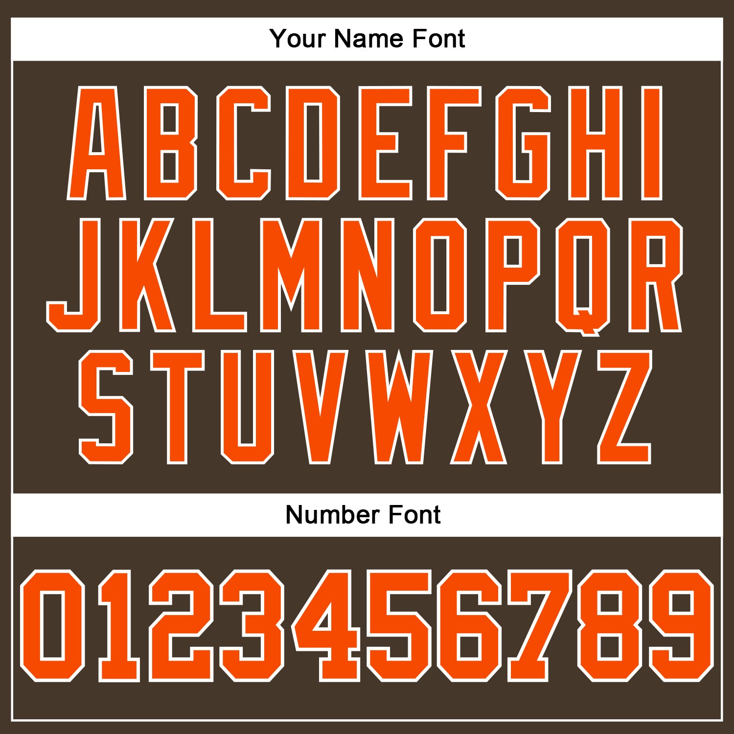 Custom Brown Orange-White Long Sleeve Performance T-Shirt