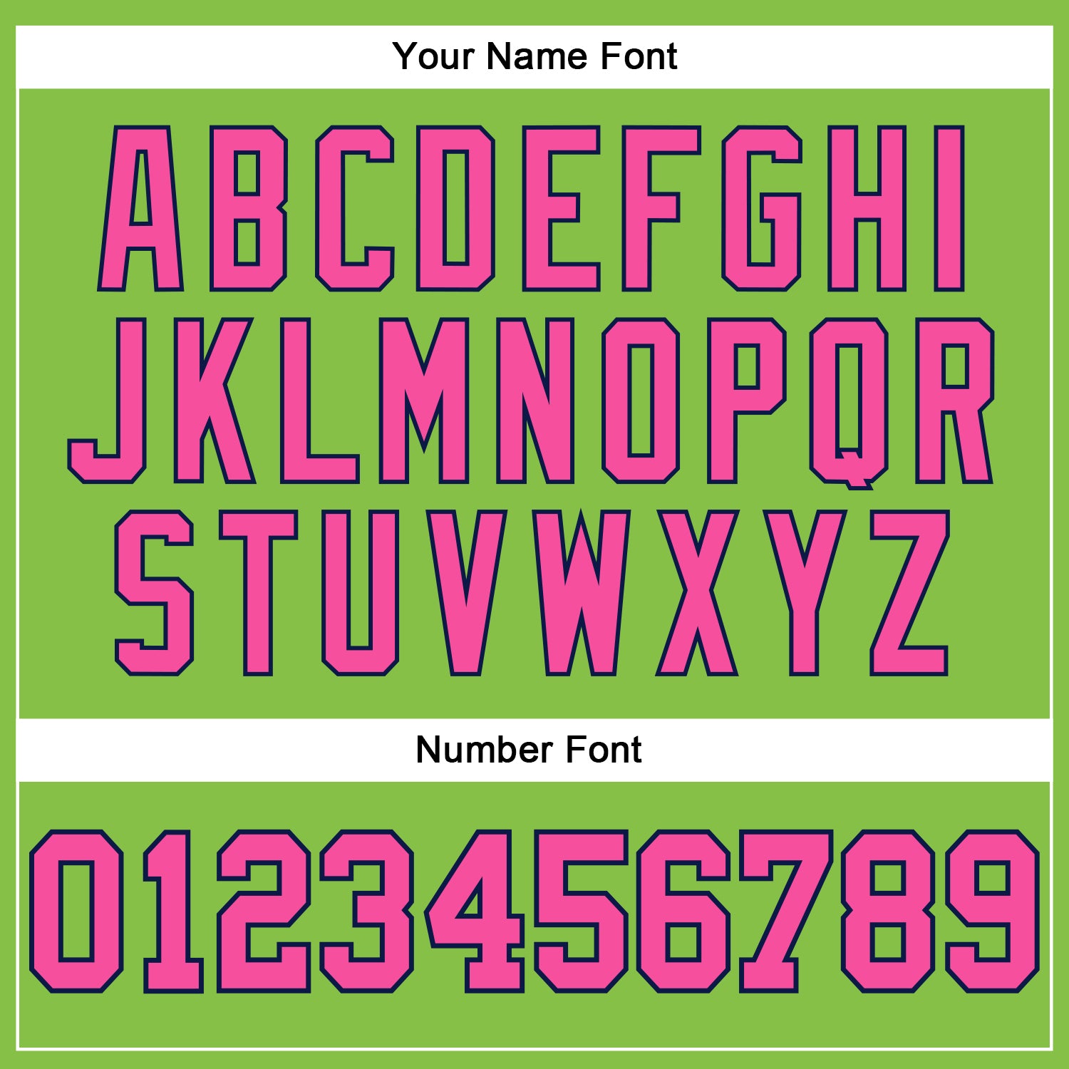 Custom Neon Green Pink-Navy Long Sleeve Performance T-Shirt