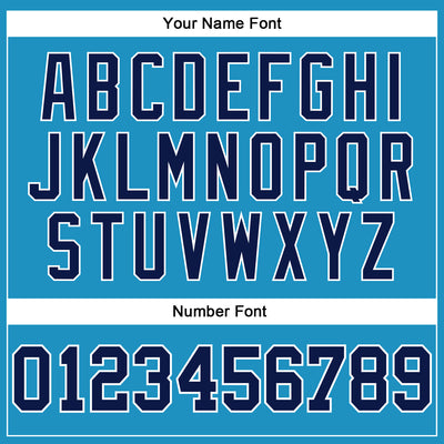 Custom Panther Blue Navy-White Long Sleeve Performance T-Shirt