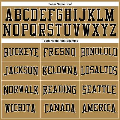 Custom Old Gold Black-Cream Long Sleeve Performance T-Shirt