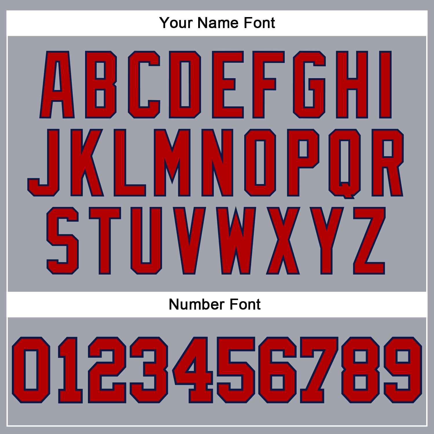 Custom Gray Red-Navy Long Sleeve Performance T-Shirt