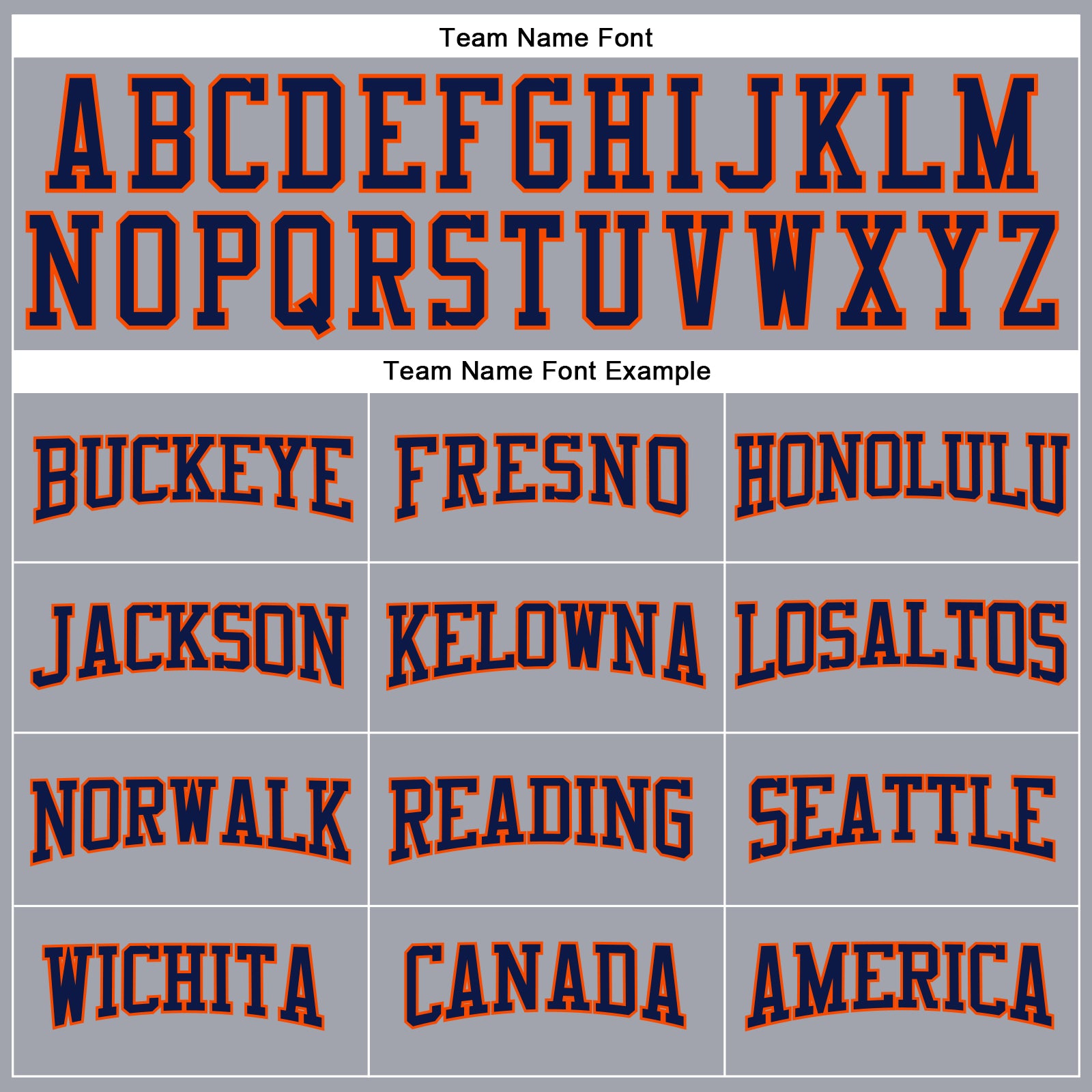 Custom Gray Navy-Orange Long Sleeve Performance T-Shirt