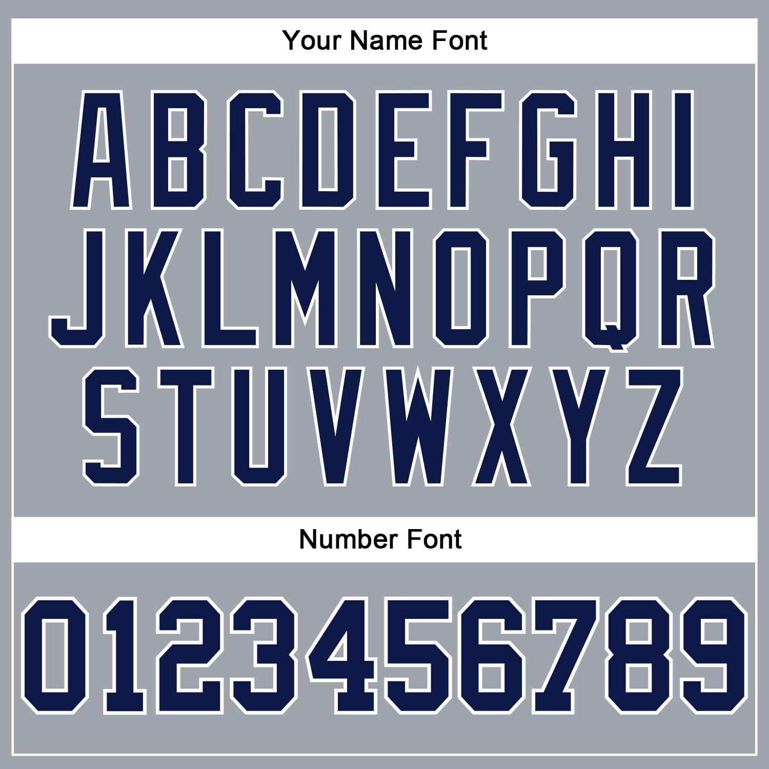 Custom Gray Navy-White Long Sleeve Performance T-Shirt