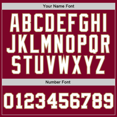 Custom Maroon White-Old Gold Authentic Throwback Basketball Jersey