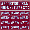 Custom Maroon White-Royal Authentic Throwback Basketball Jersey