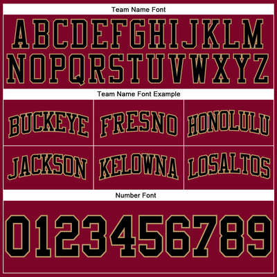 Custom Maroon Black-Old Gold Authentic Throwback Basketball Shorts