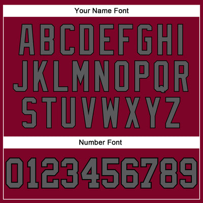 Custom Maroon Steel Gray-Black Authentic Throwback Basketball Jersey