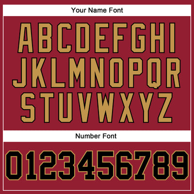 Custom Maroon White Pinstripe Black-Old Gold Authentic Basketball Jersey