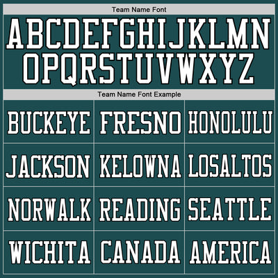 Custom Midnight Green White-Orange Mesh Authentic Football Jersey