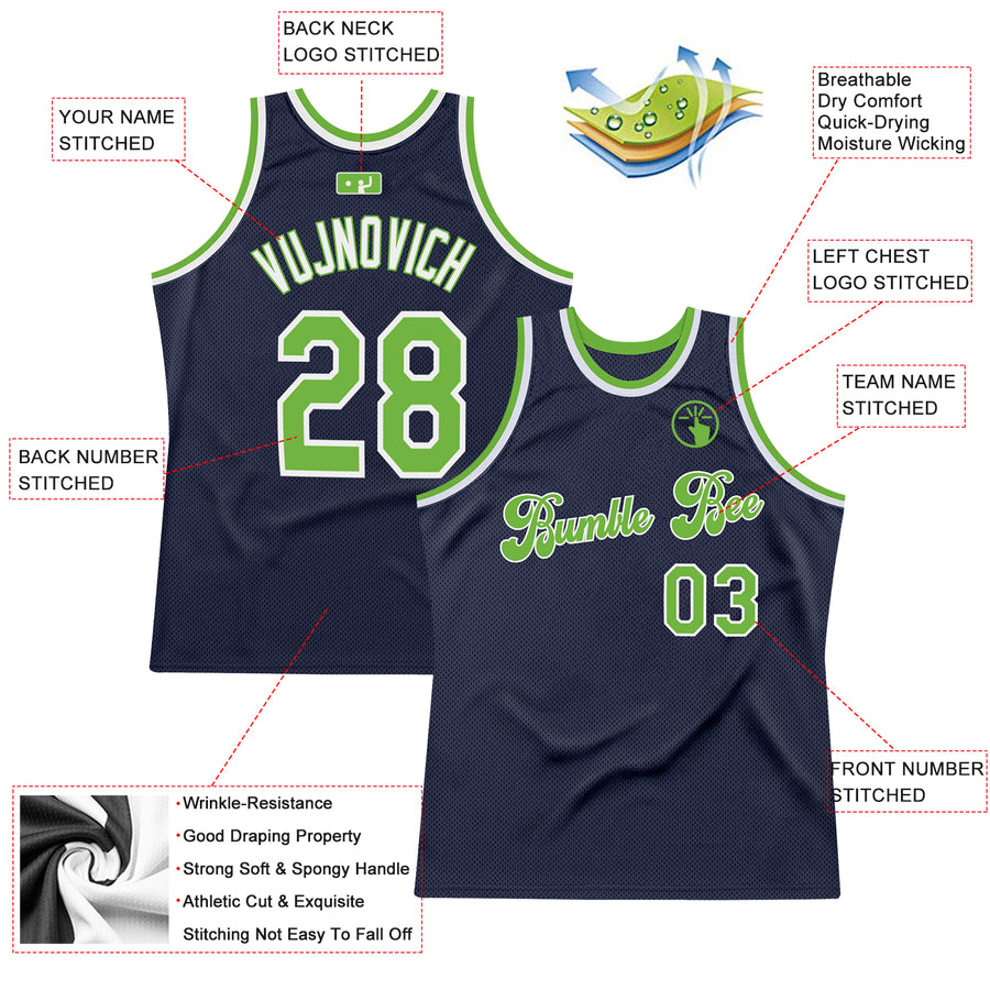 Minnesota Timberwolves Custom Swingman Jersey Neon Green