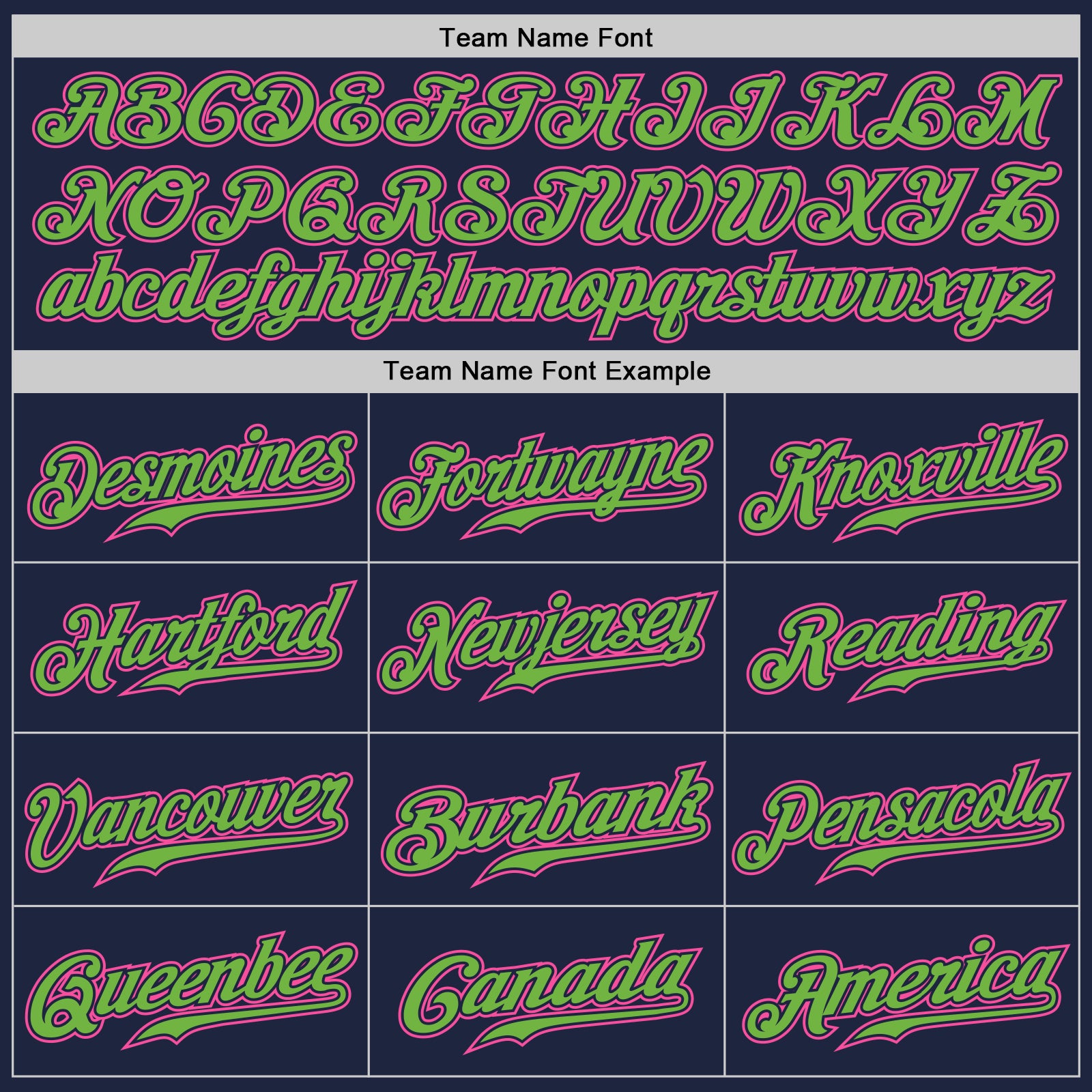 Custom Navy Pink-Neon Green Authentic Baseball Jersey