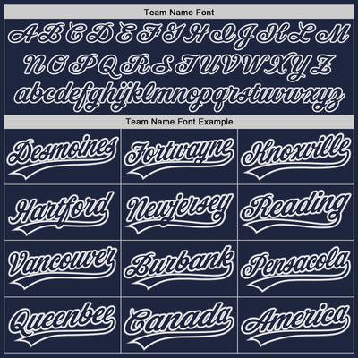 Custom Navy Navy-Gray Authentic Baseball Jersey