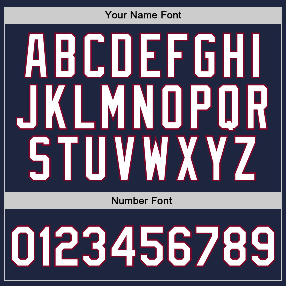 Custom Navy White-Maroon Authentic Throwback Basketball Jersey