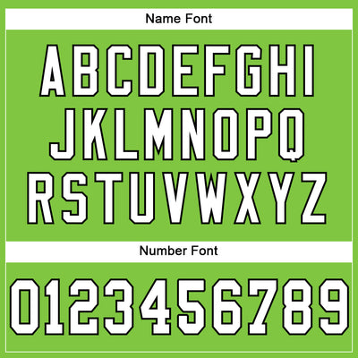 Custom Neon Green White-Black Mesh Authentic Football Jersey