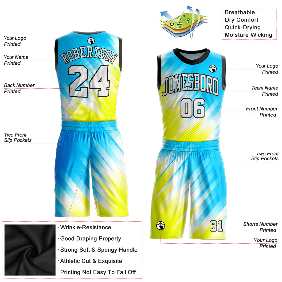sublimation basketball jersey design green and white