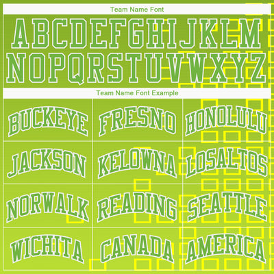 Custom Neon Green Neon Green-Gold Round Neck Sublimation Basketball Suit Jersey