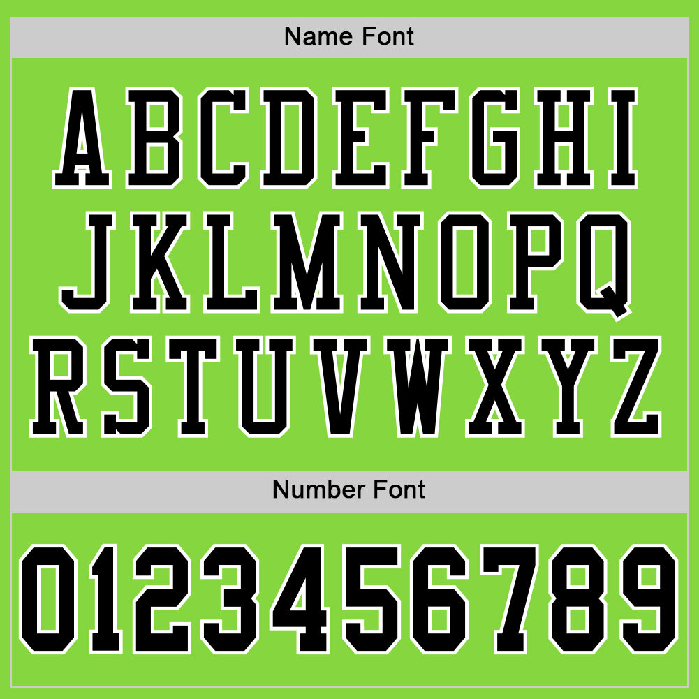 Custom Neon Green Black-White Mesh Authentic Football Jersey