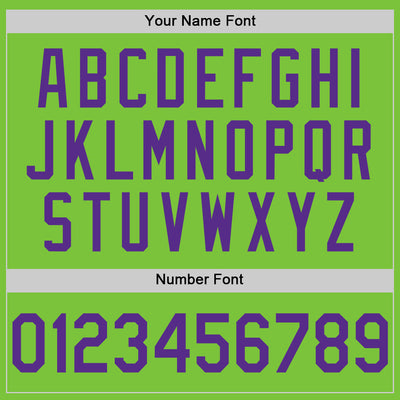 Custom Neon Green Purple Performance T-Shirt