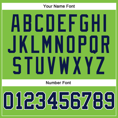 Custom Neon Green White Pinstripe Navy-White Authentic Basketball Jersey