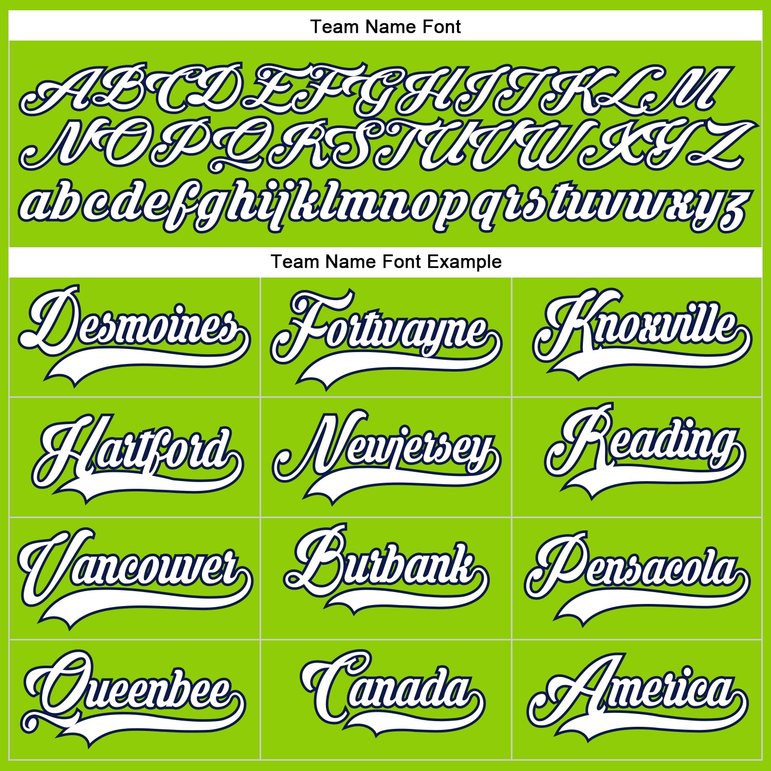 Custom Neon Green White-Navy Hockey Lace Neck Jersey