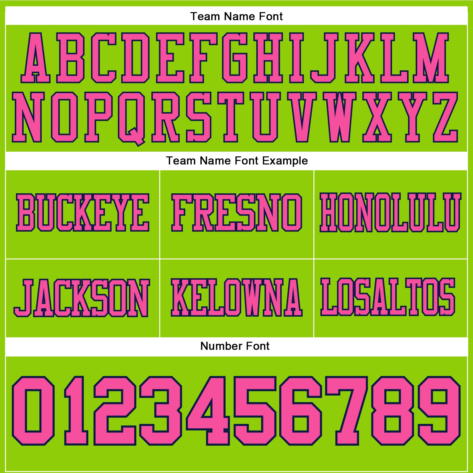 Custom Neon Green Pink-Navy Authentic Football Jersey