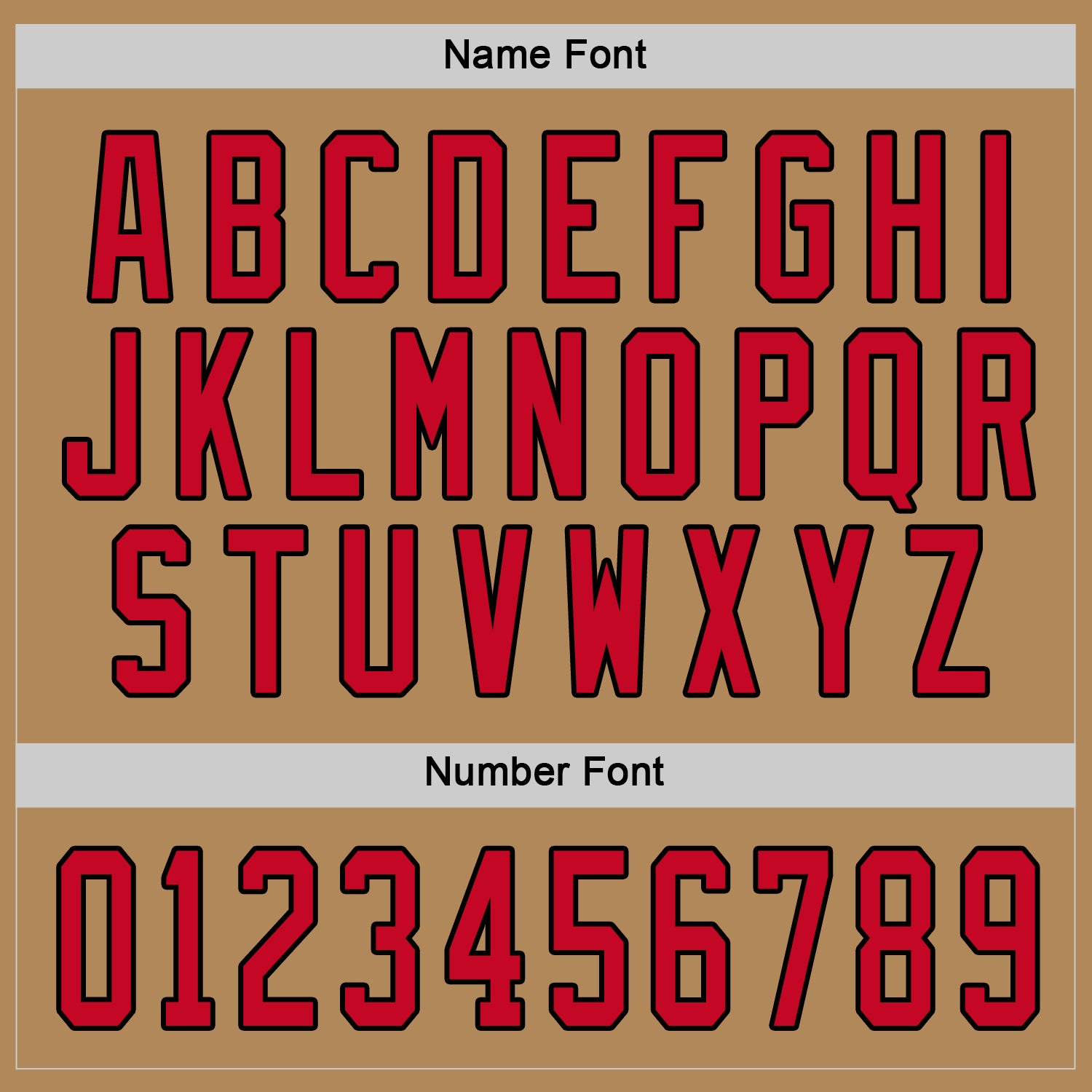 Custom Old Gold Red-Black Hockey Jersey