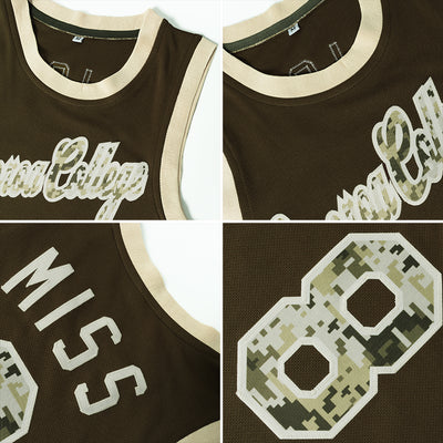 Custom Olive White-Light Blue Authentic Throwback Salute To Service Basketball Jersey